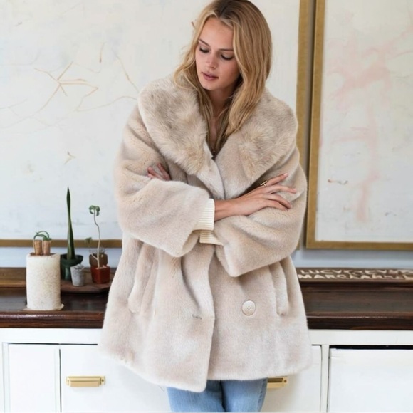Emerson Fry Jackets & Blazers - EMERSON FRY TUCKERNUCK Edie Faux Fur Coat New Without Tags